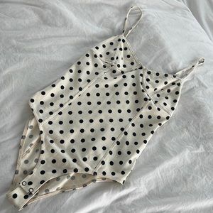 F21 polka dot bodysuit